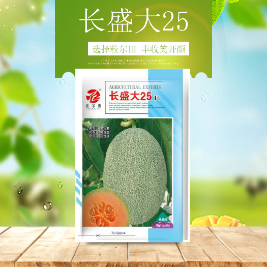 青县西州蜜25号甜瓜种子 西州蜜25升级品种粒尔田长盛大25哈蜜瓜种子