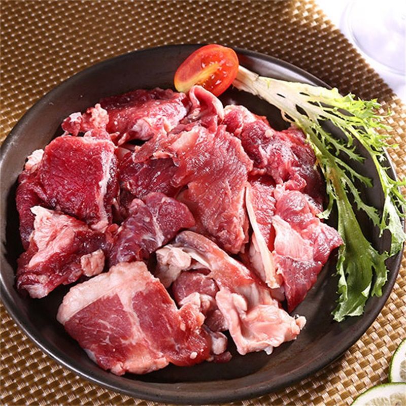 牛肉类  牛筋膜肉  国内一件代发筋头巴脑5斤起冷冻生牛肉批