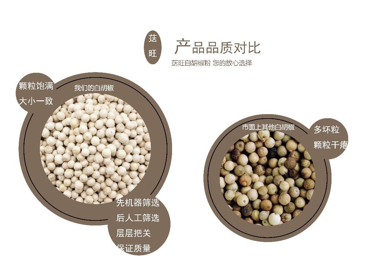 海南白胡椒颗粒，厂家直销，品质保障，机选+手选，品质看得见