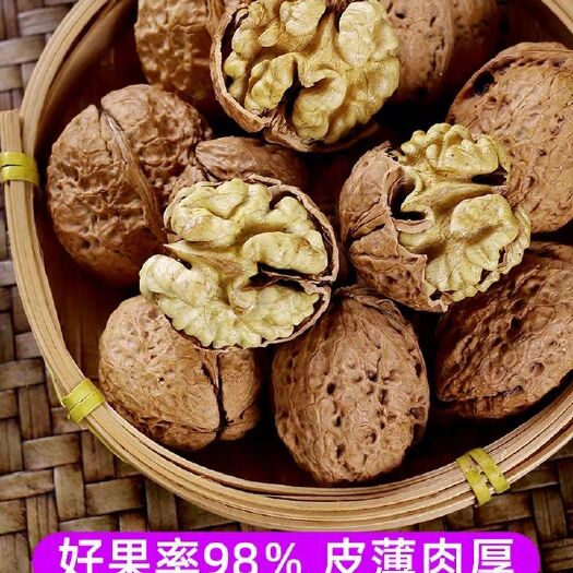 蒲城县 绿色种植无农药残留正宗薄皮核桃干核桃