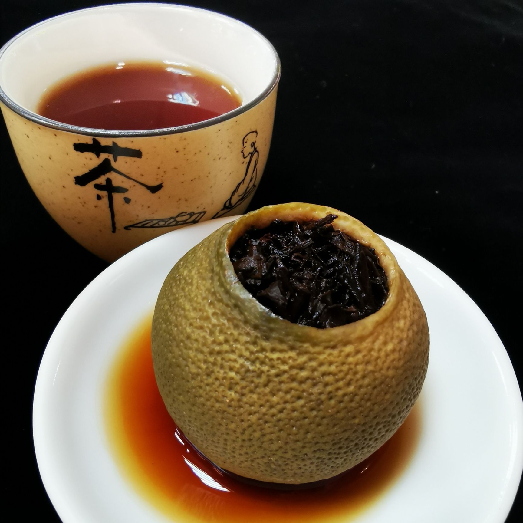 老店老生晒江门柑普茶一件代发源产地新会小青柑茶