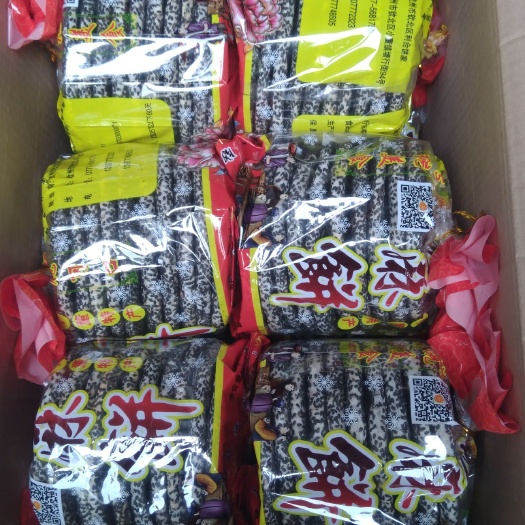 合浦县芝麻香酥饼 香脆文麻饼1箱12袋