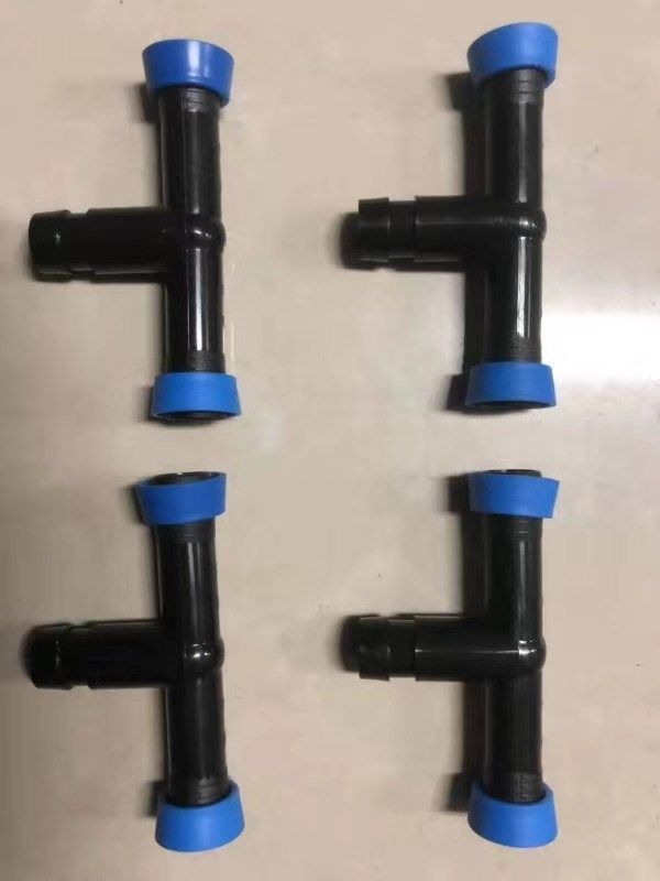 PE管 滴灌带用拉环直接，暗扣拉环三通，软带拉环三通
