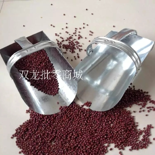 玉田县 面戳子芝麻半圆铁簸箕弧形厨房勺具农用玉米粉铲粮食花生镀锌包邮