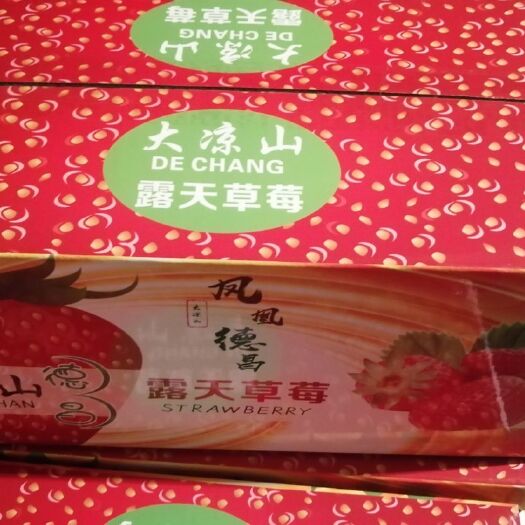 德昌县 大凉山阳光露天草莓