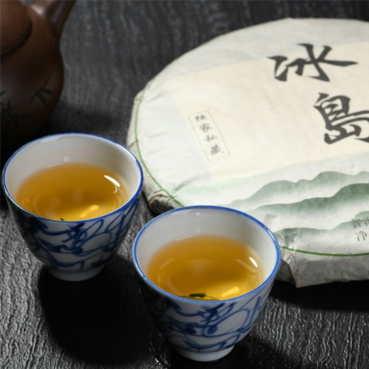  云南私藏冰岛普洱茶生饼357克纯料清香型甘甜圆润原产地直供