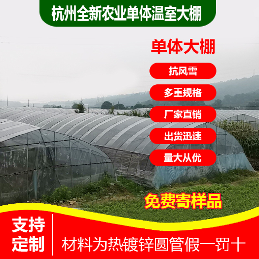 建德市养殖大棚骨架 大棚及温室单体温室大棚蔬菜棚养殖大棚