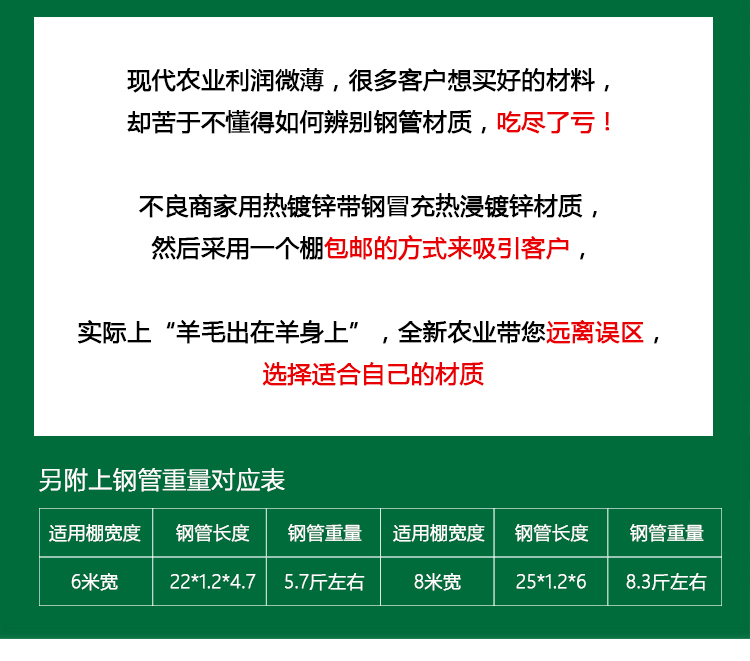 钢管大棚 单体连片单体棚连栋棚热镀锌钢管棚