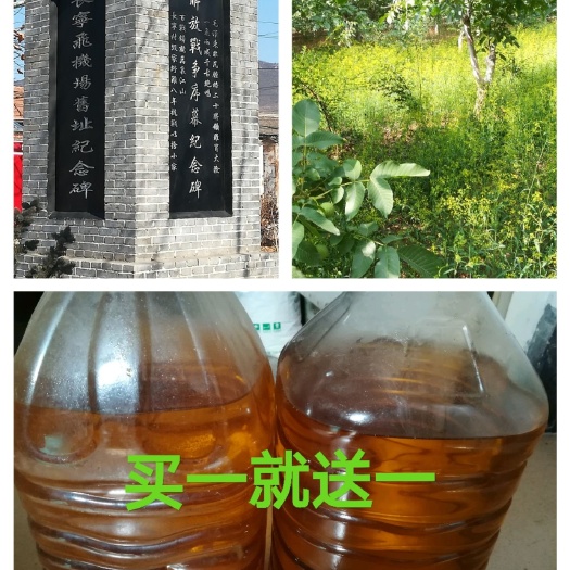  优质核桃油，现榨现买，中药材地生产的优质核桃冷榨的油