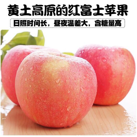 徐州陕西正宗红富士苹果新鲜水果脆甜整箱批发当季特大冰糖心丑平果