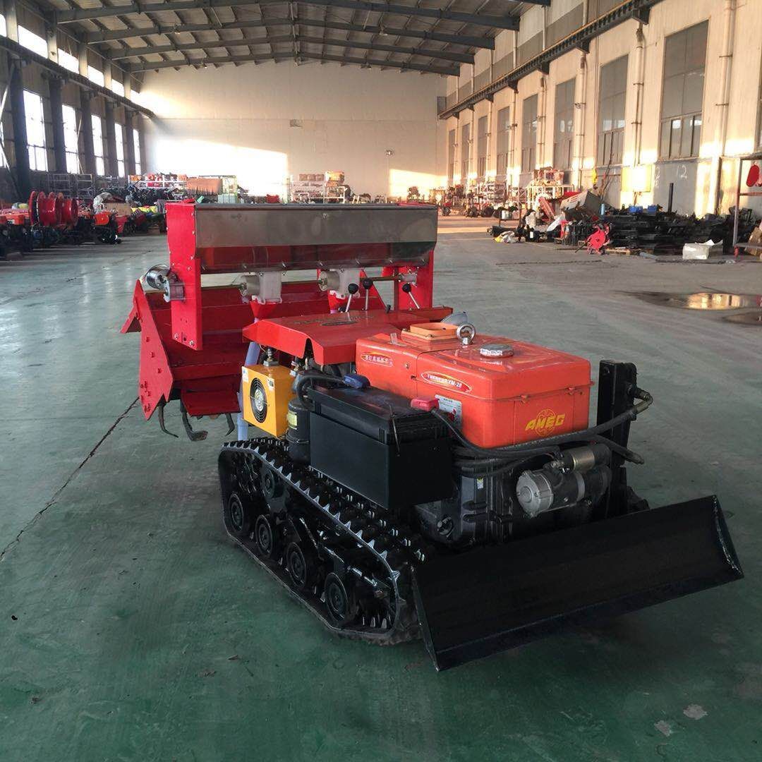 开沟施肥机 河南 果园履带式开沟机  施肥回填一体  秸秆还田机