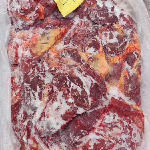  蒙古马肉，精修去油，国内工人搓刀剔骨