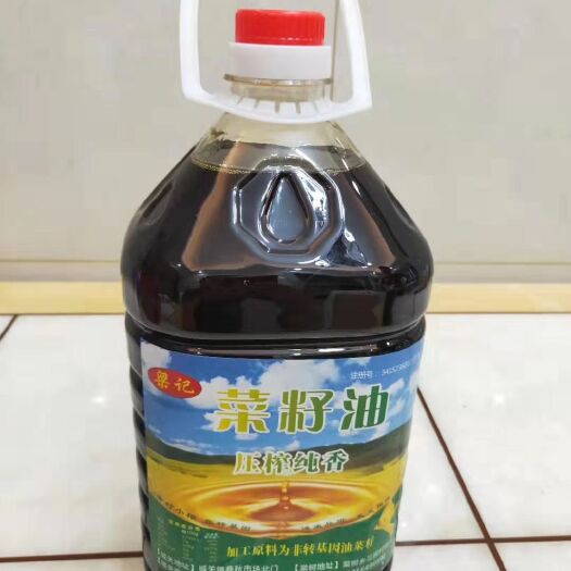 舒城县压榨菜籽油—纯菜籽油