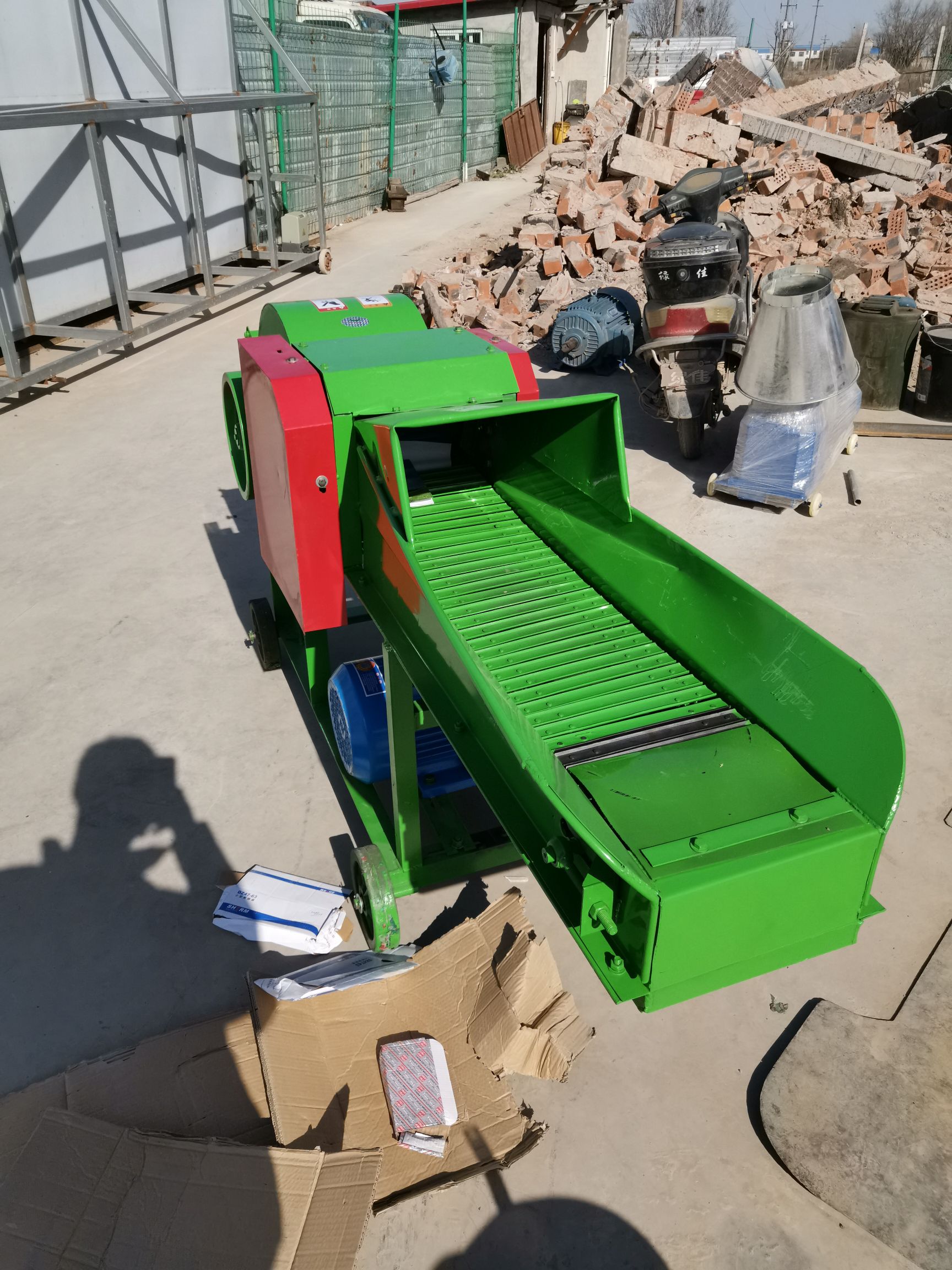 铡草机 铡草粉碎机玉米秸秆饲料碎草机牛羊养殖家用小型一体切草机揉丝机