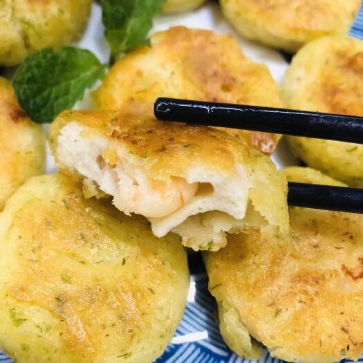  鳕鱼虾饼