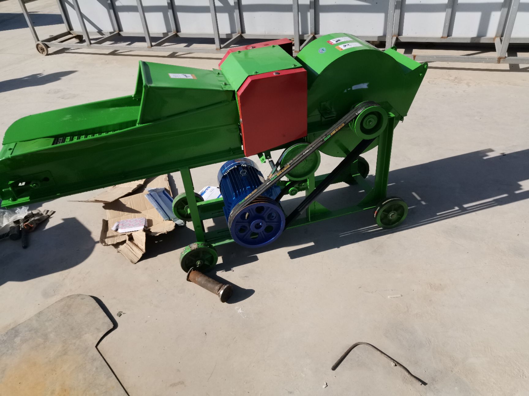 铡草机 铡草粉碎机玉米秸秆饲料碎草机牛羊养殖家用小型一体切草机揉丝机