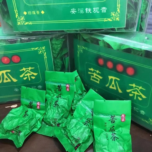 安溪县 碳烤苦瓜茶新茶安溪浓香型铁观音乌龙茶叶