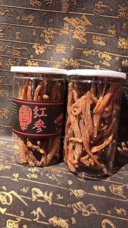  【聚优惠】长白山即食小红参 参丁腿 开袋即食红参人参红参棒