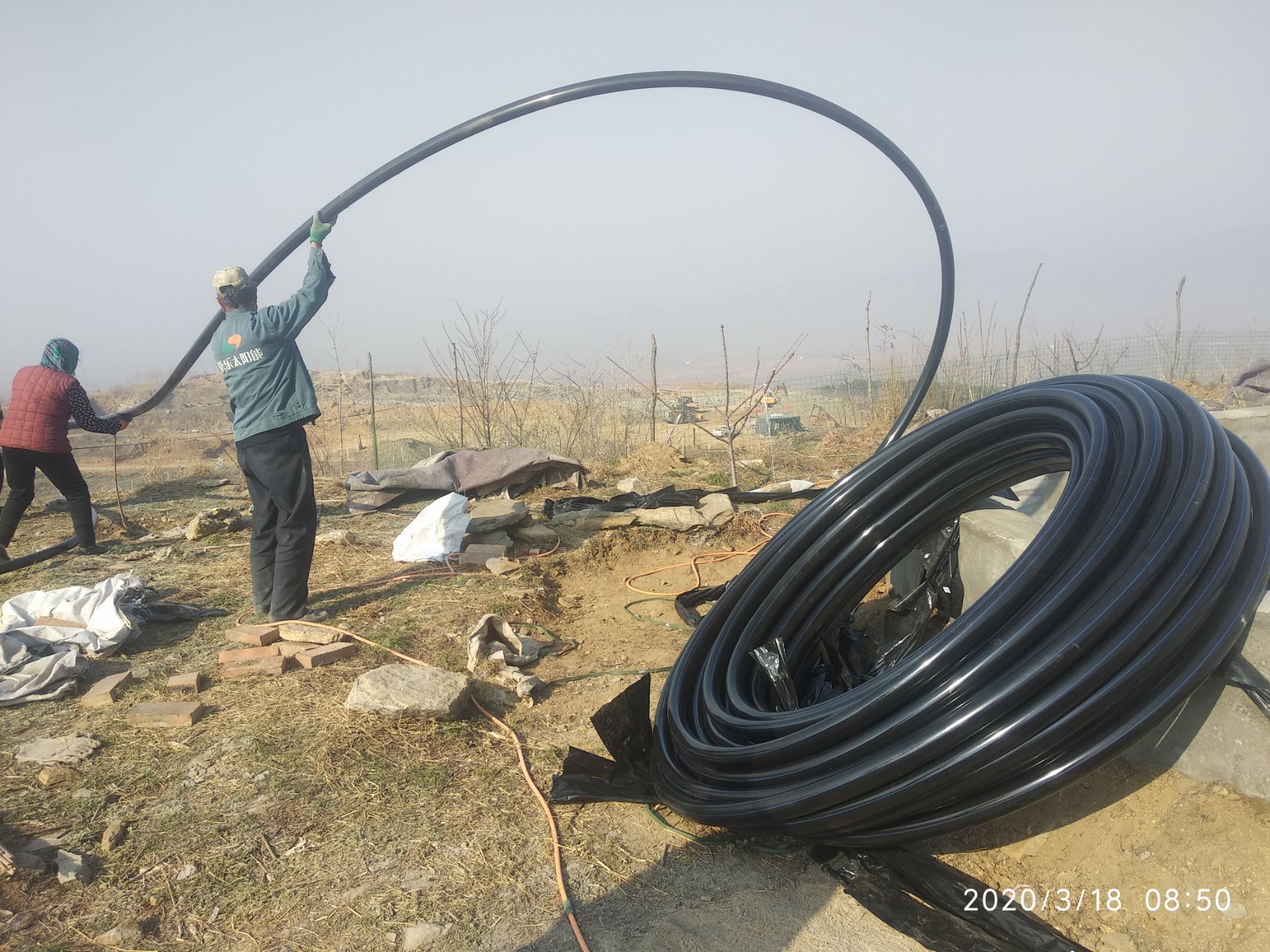 水管  滴灌噴灌主管，塑料管毛管廠家直銷、露天使用、地埋使用