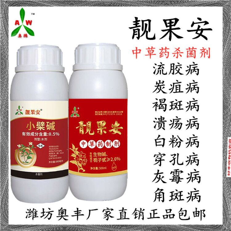  靓果安 芒果角斑病猕猴桃柑橘溃疡病褐斑炭疽病桃树穿孔病杀菌