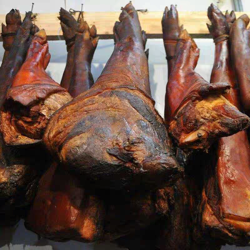 【包邮】四川腊猪脚腊蹄子 腊肉腊猪腿农家自制烟熏腊肉腊猪脚