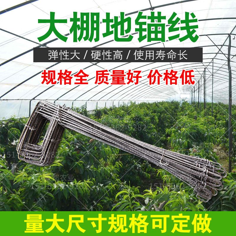 钢丝地锚，大棚地锚厂家直接规格齐全量大优惠价格便宜！！