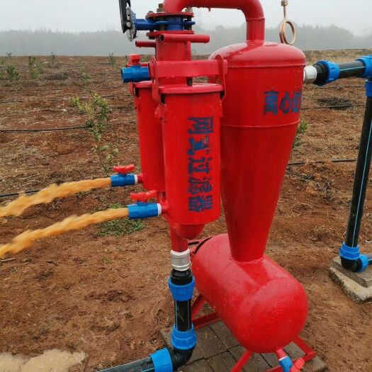 菏泽离心过滤器 农用井水过滤器泥沙处理器沉沙器旋流分离