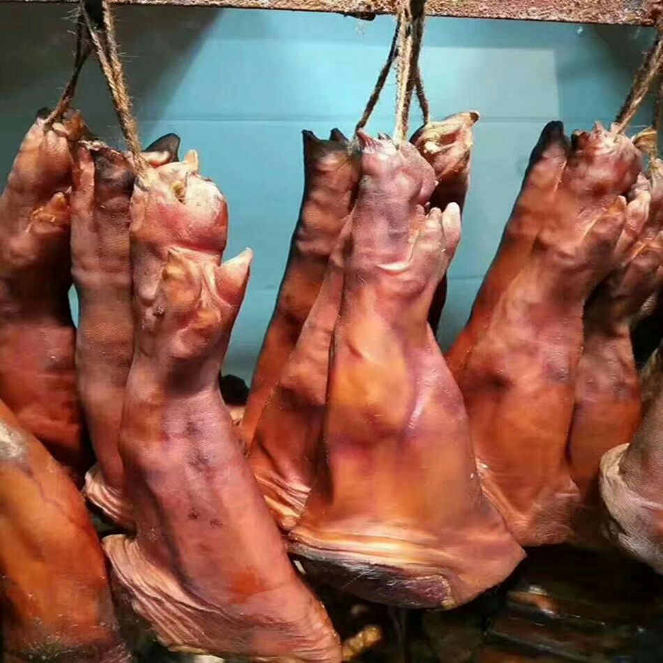 【包邮】四川腊猪脚腊蹄子 腊肉腊猪腿农家自制烟熏腊肉腊猪脚