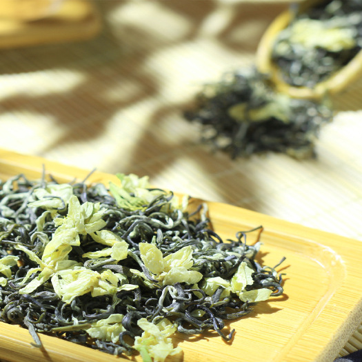 仁寿县 新茶茉莉花茶碧潭级飘雪茉莉花茶散装茶叶