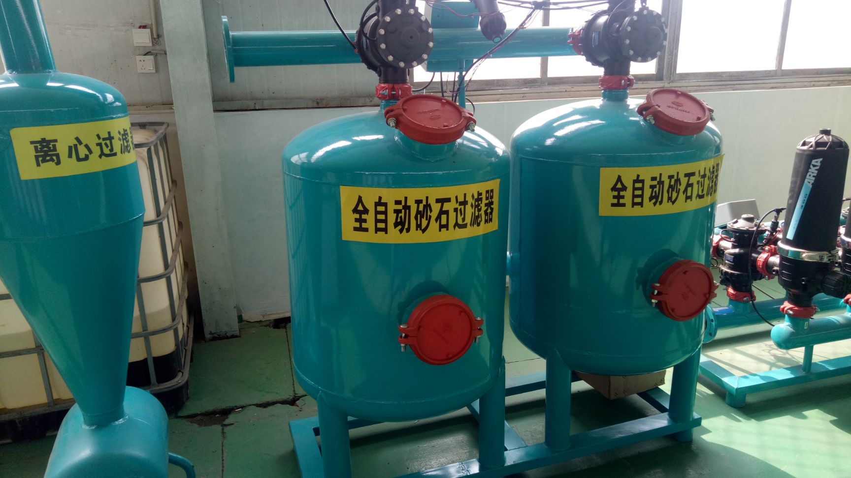 沙石过滤器，自动反冲洗沙石过滤器，手动反冲洗沙石过滤器