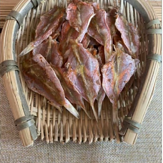 惠来县红鱼干 海产鱼干特级红新娘鱼 去头去肚去骨传统工艺晒制