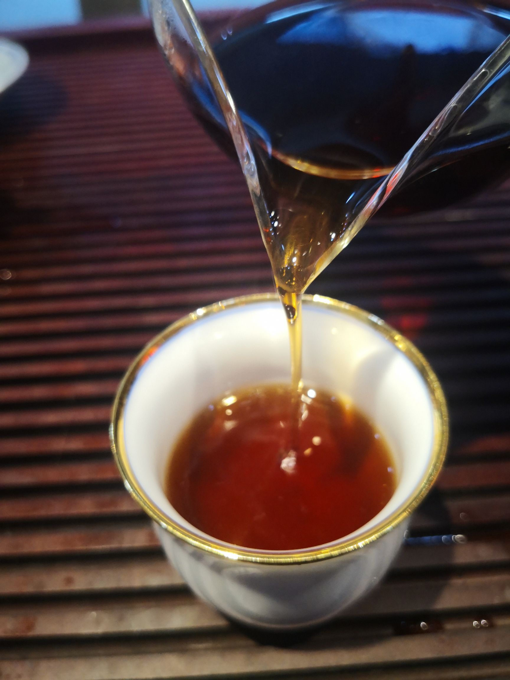  普洱茶熟茶2009年早春班盆古树宫廷金芽