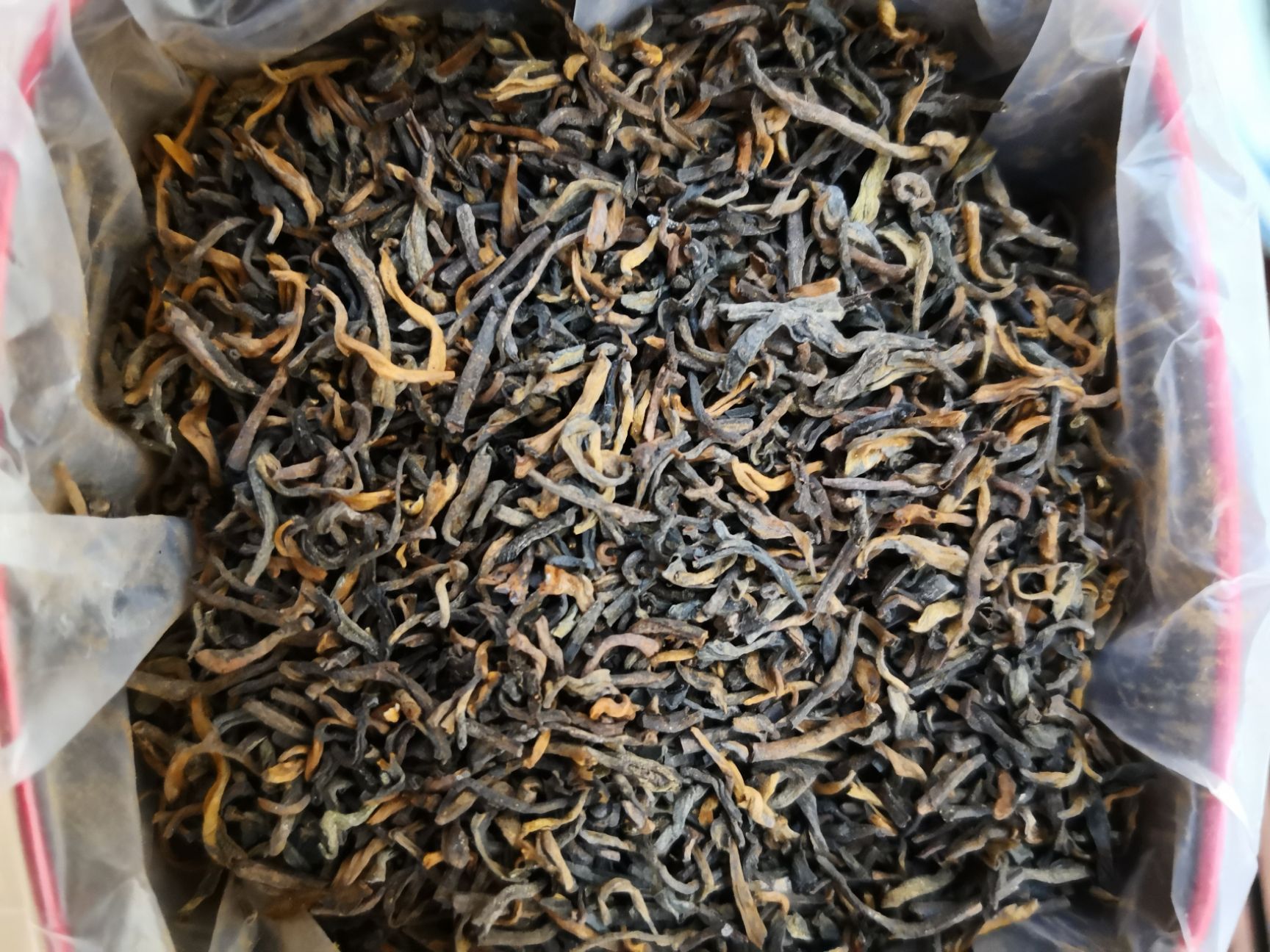  普洱茶熟茶2009年早春班盆古树宫廷金芽