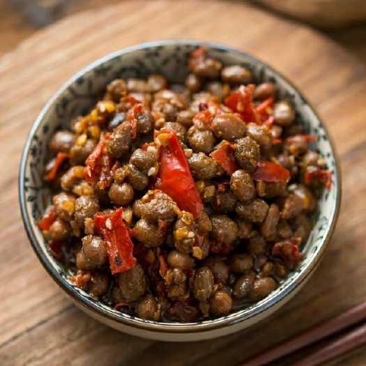 汉寿县 邱姐湘味香辣豆豉纯手工拌面下饭
