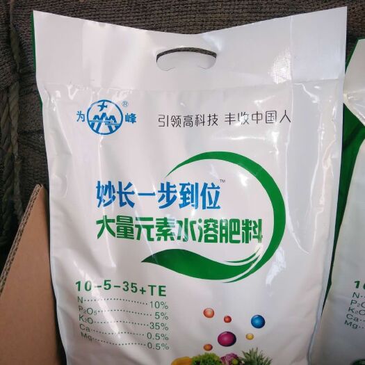 广平县妙长一步到位 大量元素水溶肥料  高钾 膨果