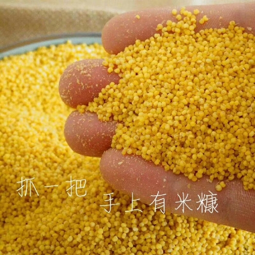 南宫市 石磨小米原始粗加工方式磨米
不抛光好喝营养土特产纯