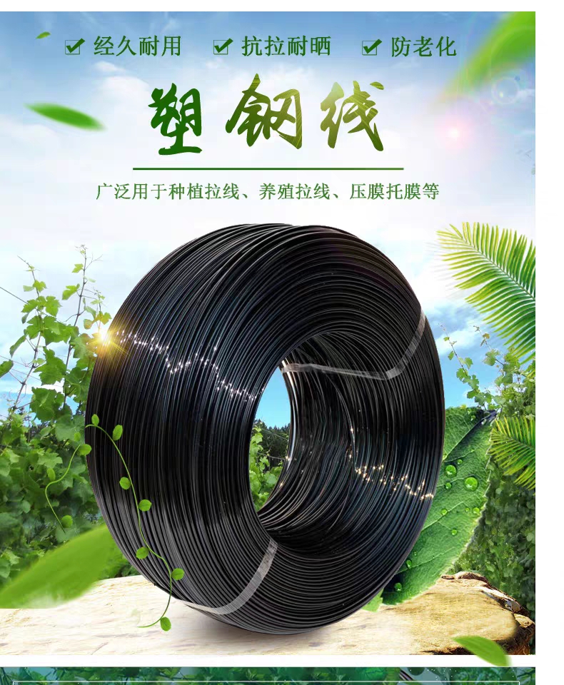 托幕线 压膜线 塑钢线 葡萄园拉线 猕猴桃搭架及各种大棚