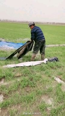 天津 浇地用的布水带，结实耐用轻松方便。