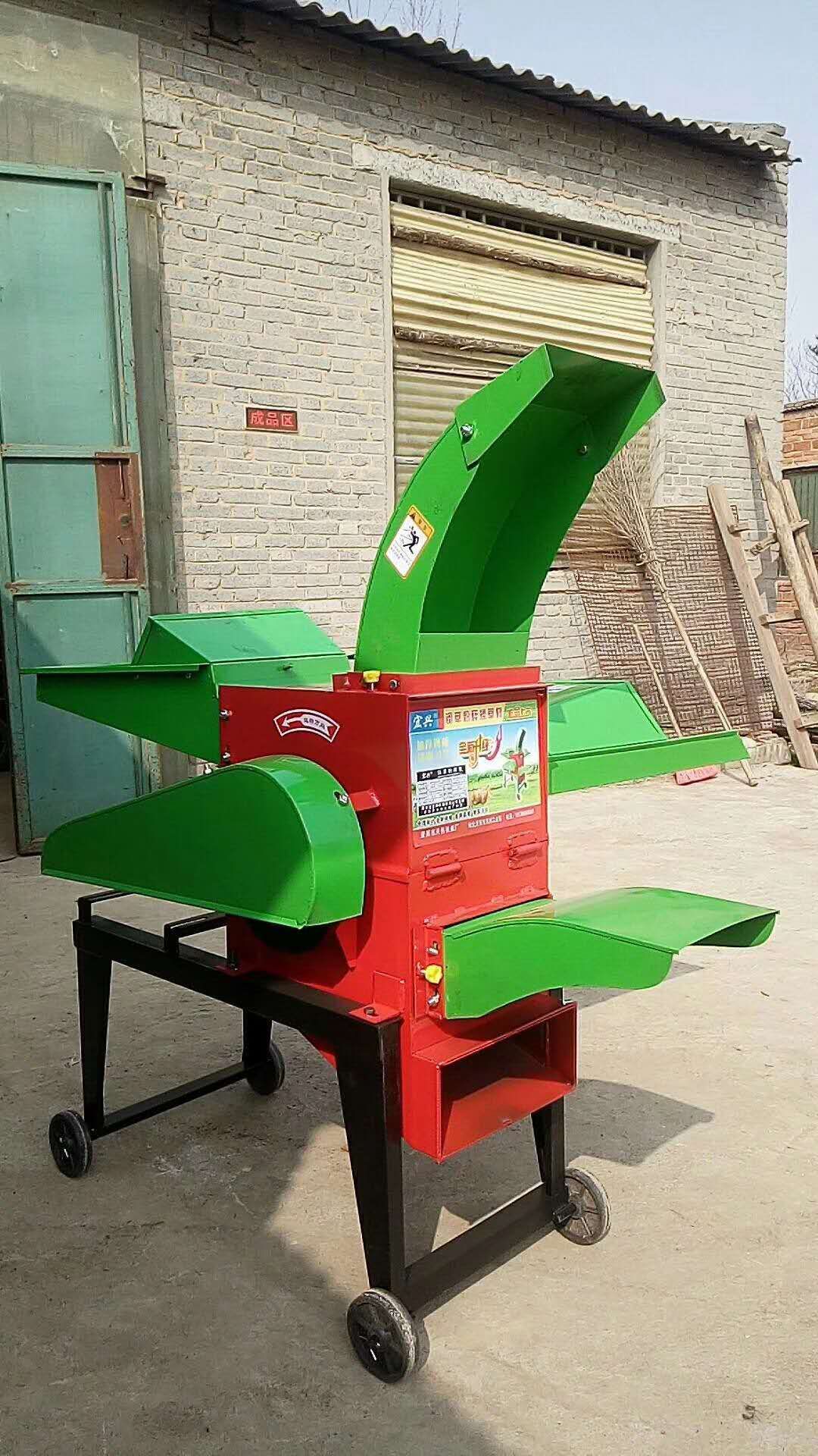 饲料粉碎机 铡草粉碎柔丝一体机