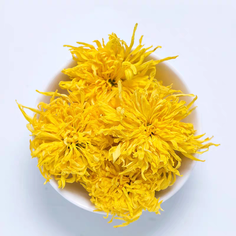  菊花茶，金丝黄菊，大别山农家自产自销，