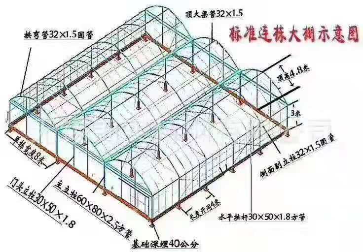 天津C型钢温室大棚