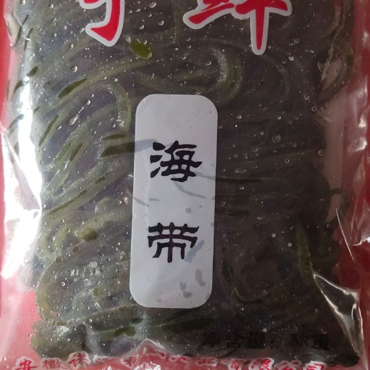 淮北 盐绩海藻系列，海带丝，鲜保质期长，专业对商超是不错的选择