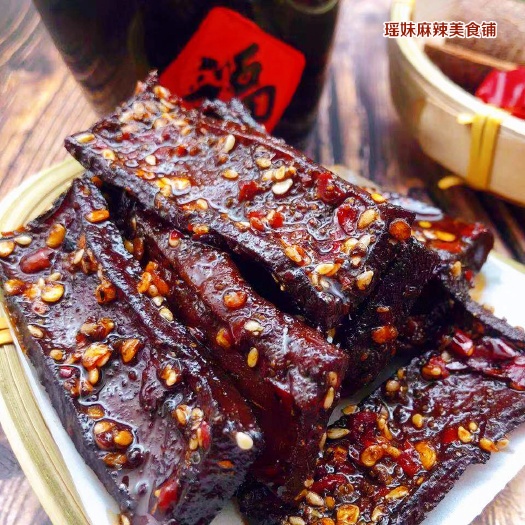 冷水江市豆干零食 湖南冷水江特产麻辣豆腐干香干豆干辣条儿时美食小吃零食