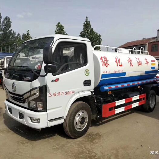  柴油三轮洒水车工地用雾炮降尘小型汽油洗地车高压水炮除尘洒水车