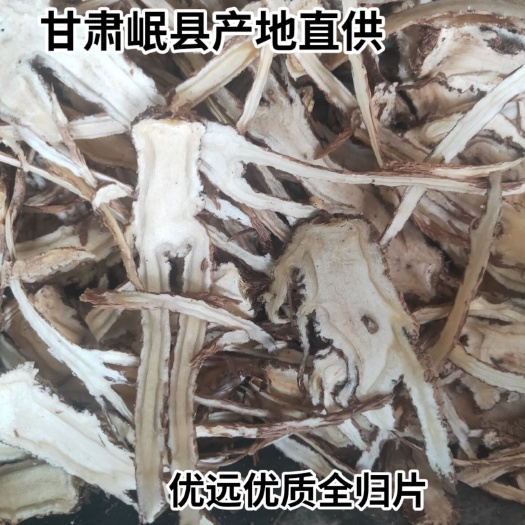 岷县岷当归  产地直供  优质一棵树全归片过筛  优质全归片 下