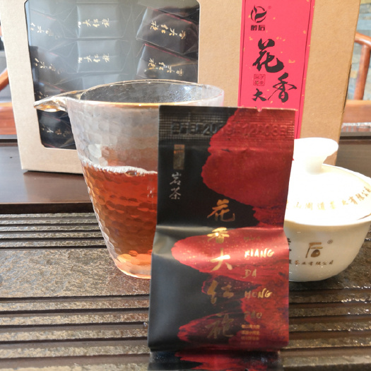 武夷山市武夷岩茶大红袍 武夷岩茶花香大红袍茶叶小泡礼盒袋装2盒500g