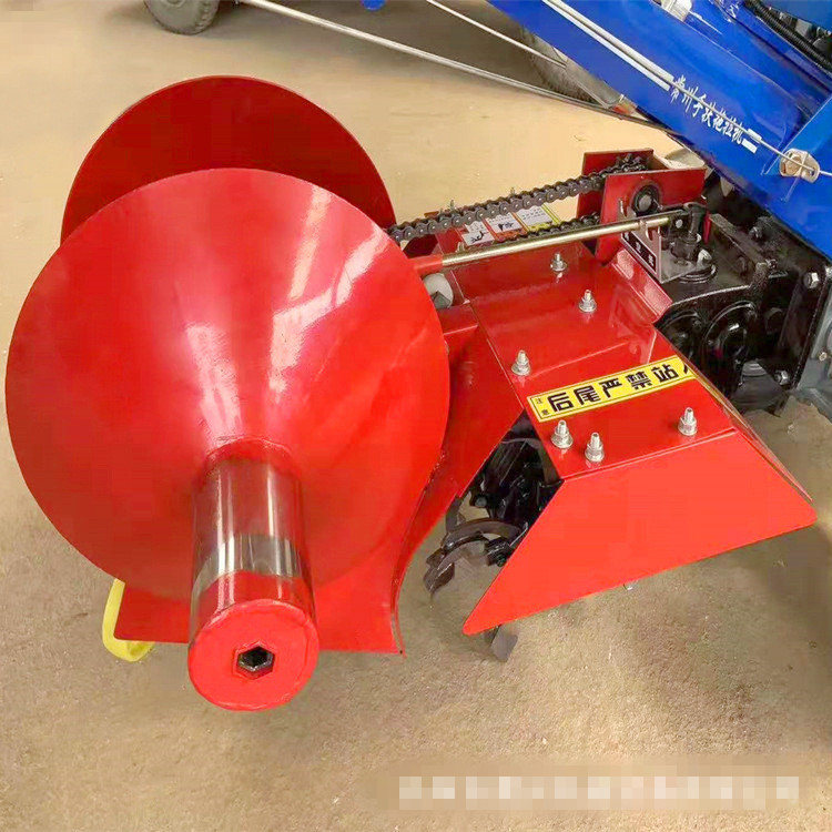  草莓开沟起垄机，手扶拖拉机带的开沟起垄机