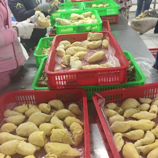 凭祥市 顺丰冷链金枕头榴莲500g/包速冻榴莲肉电商货源