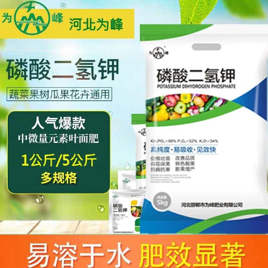 广平县为峰磷酸二氢钾 粉剂  叶面喷施 可冲施全水溶