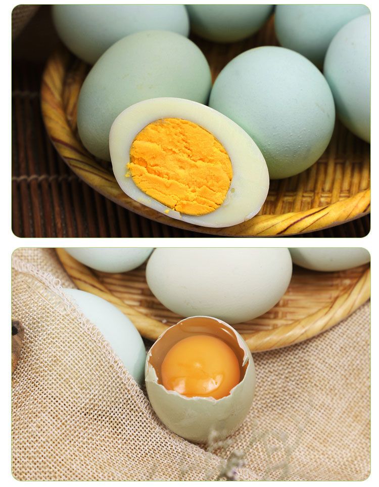  农家绿盒乌鸡蛋